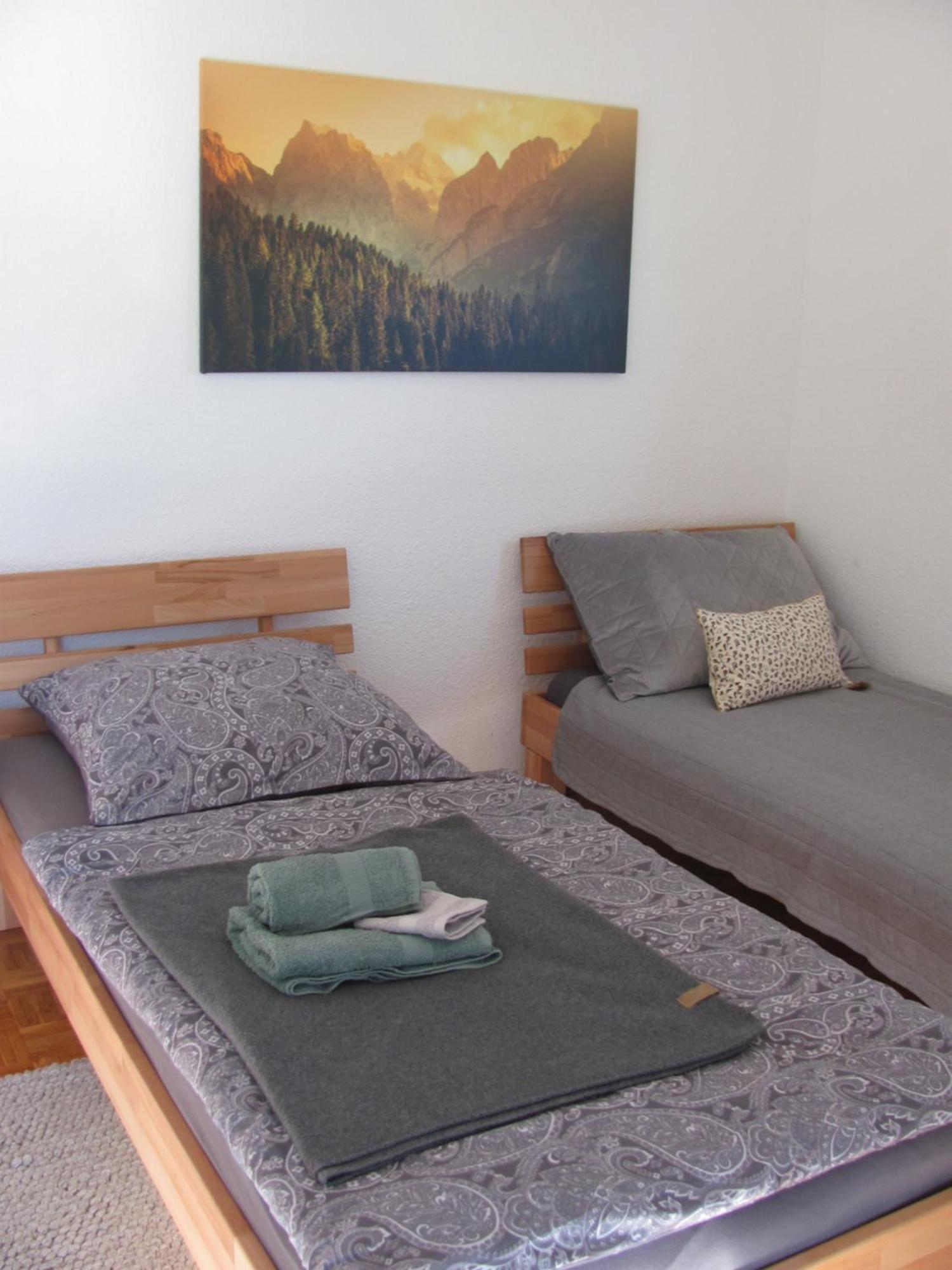 #1Gemuetliches Ruhiges Sonniges Balkonzimmer Mit Gemeinschaftsbad W-Lan Airport Nah Late Night Check In Haus Nr 9,5 Trunkelsberg Extérieur photo